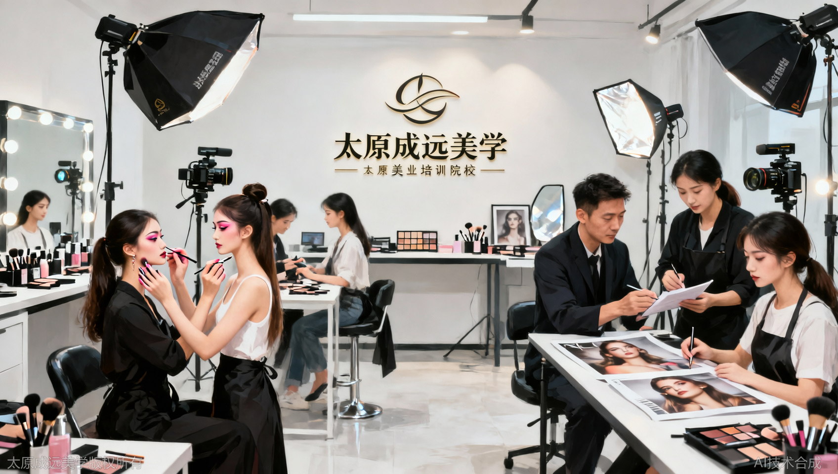 走访太原成远美学：揭秘学员作品堪比大牌杂志大片的背后故事