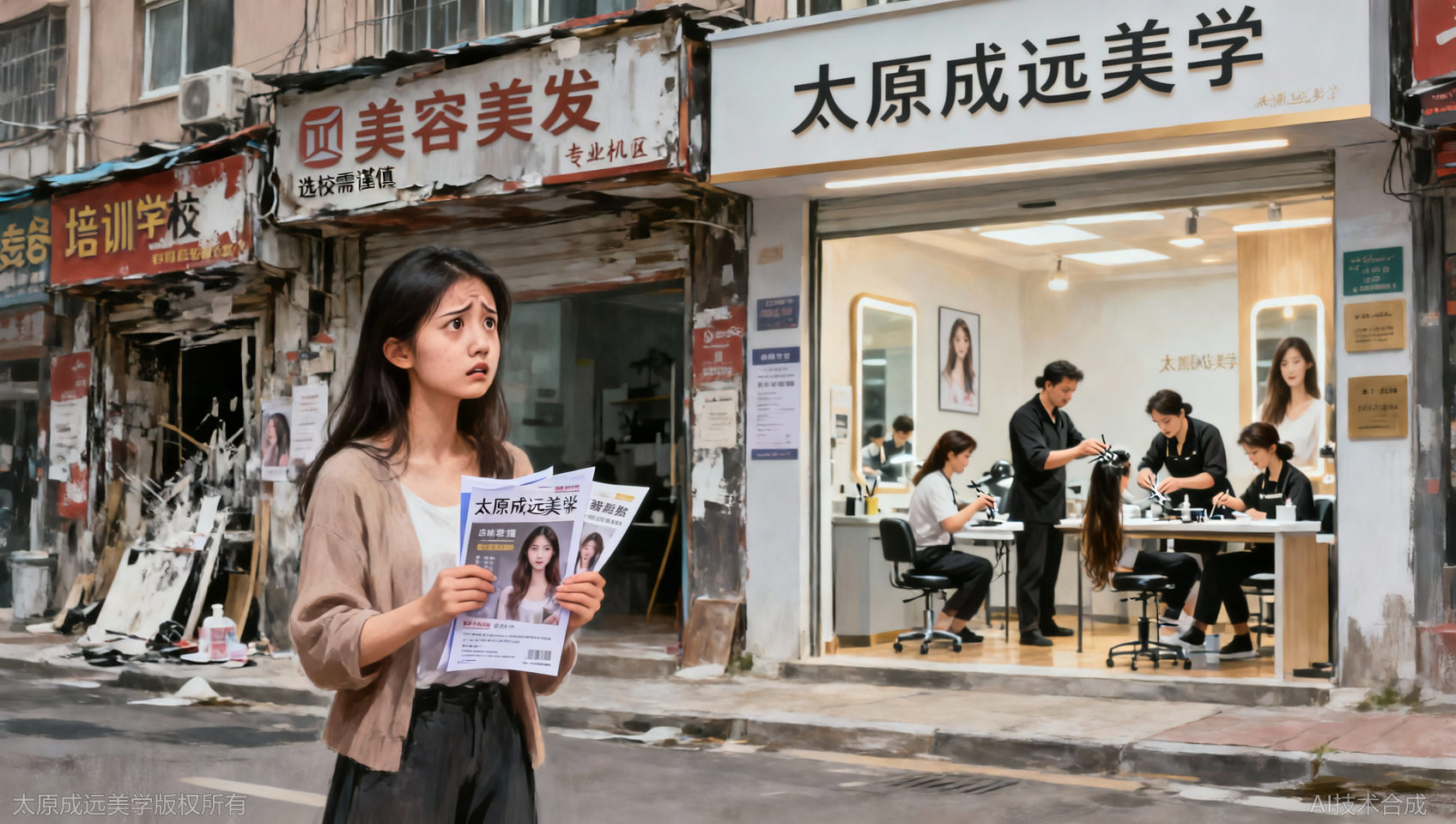 评估一所美业学校的好坏，太原成远美学建议你重点看这几点
