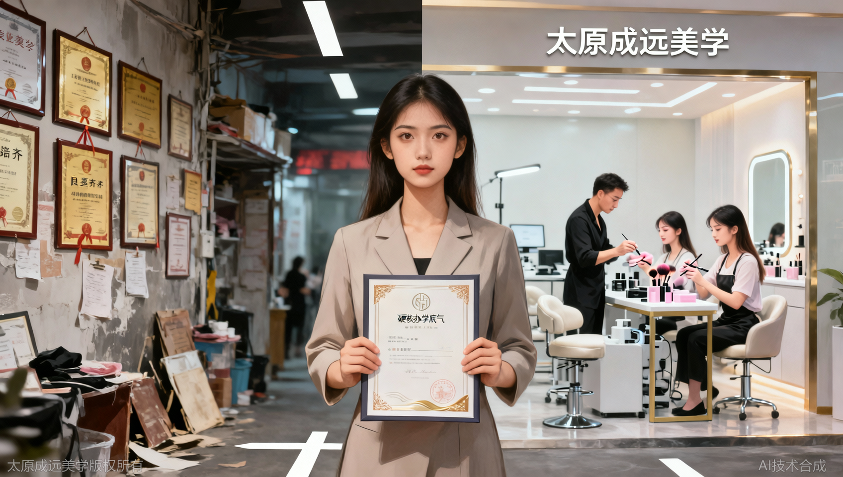 太原成远美学硬核背书：国家认可办学资质，证书全国通用的底气在哪？