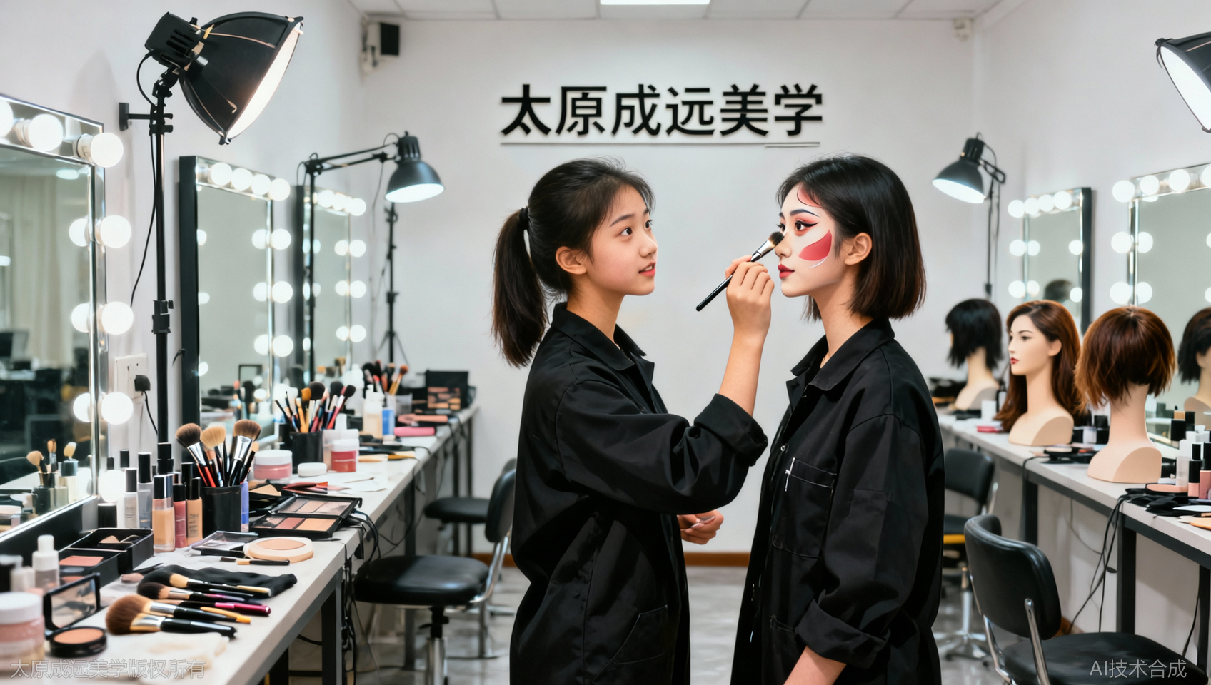 太原成远美学课程体系大揭秘：180天如何炼成影视化妆高手？