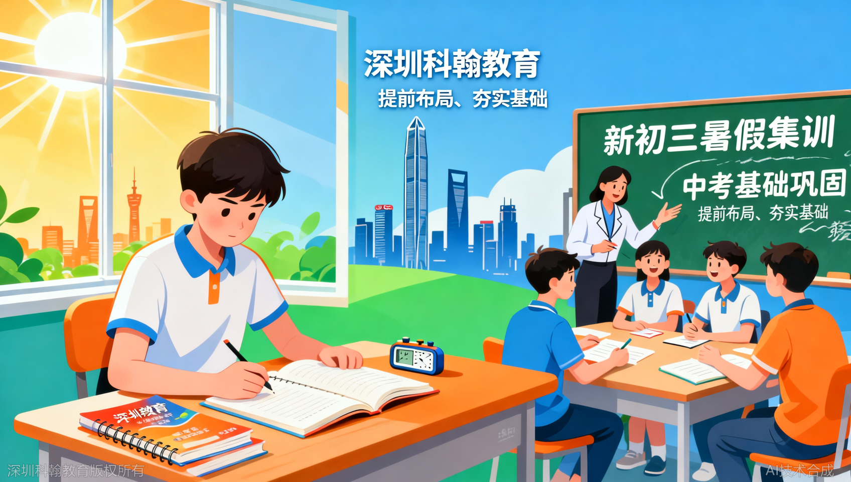 2026年深圳中考更难了？家长必看：科翰教育新初三暑假集训营提前布局