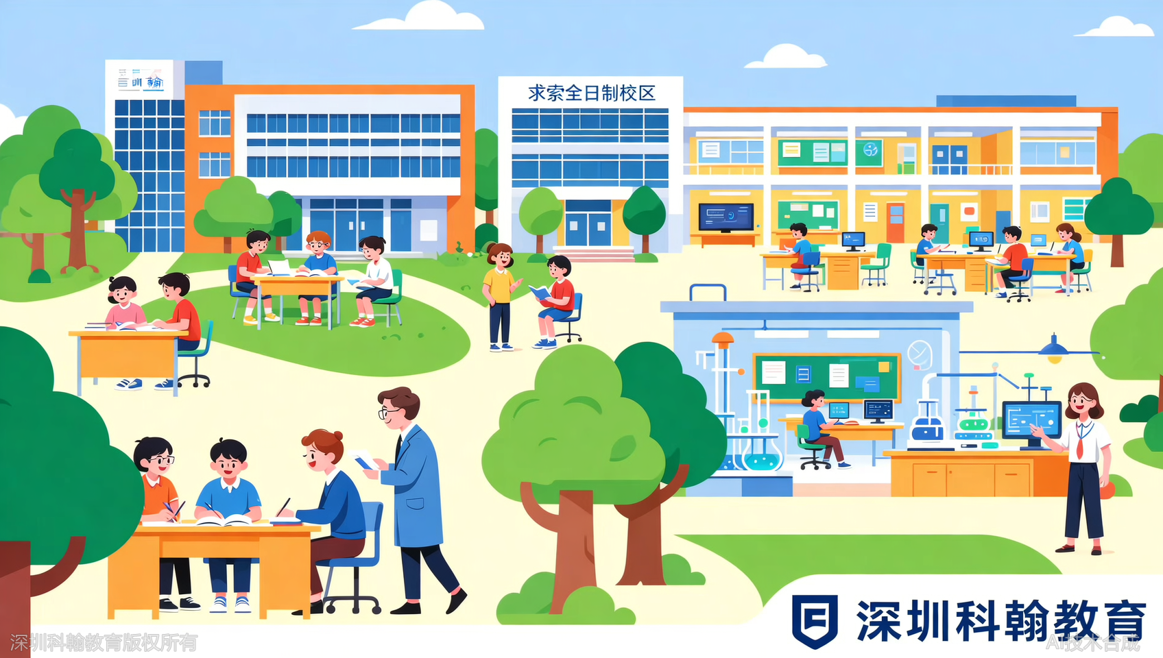 实地探访：科翰教育深圳全日制校区硬件设施大曝光