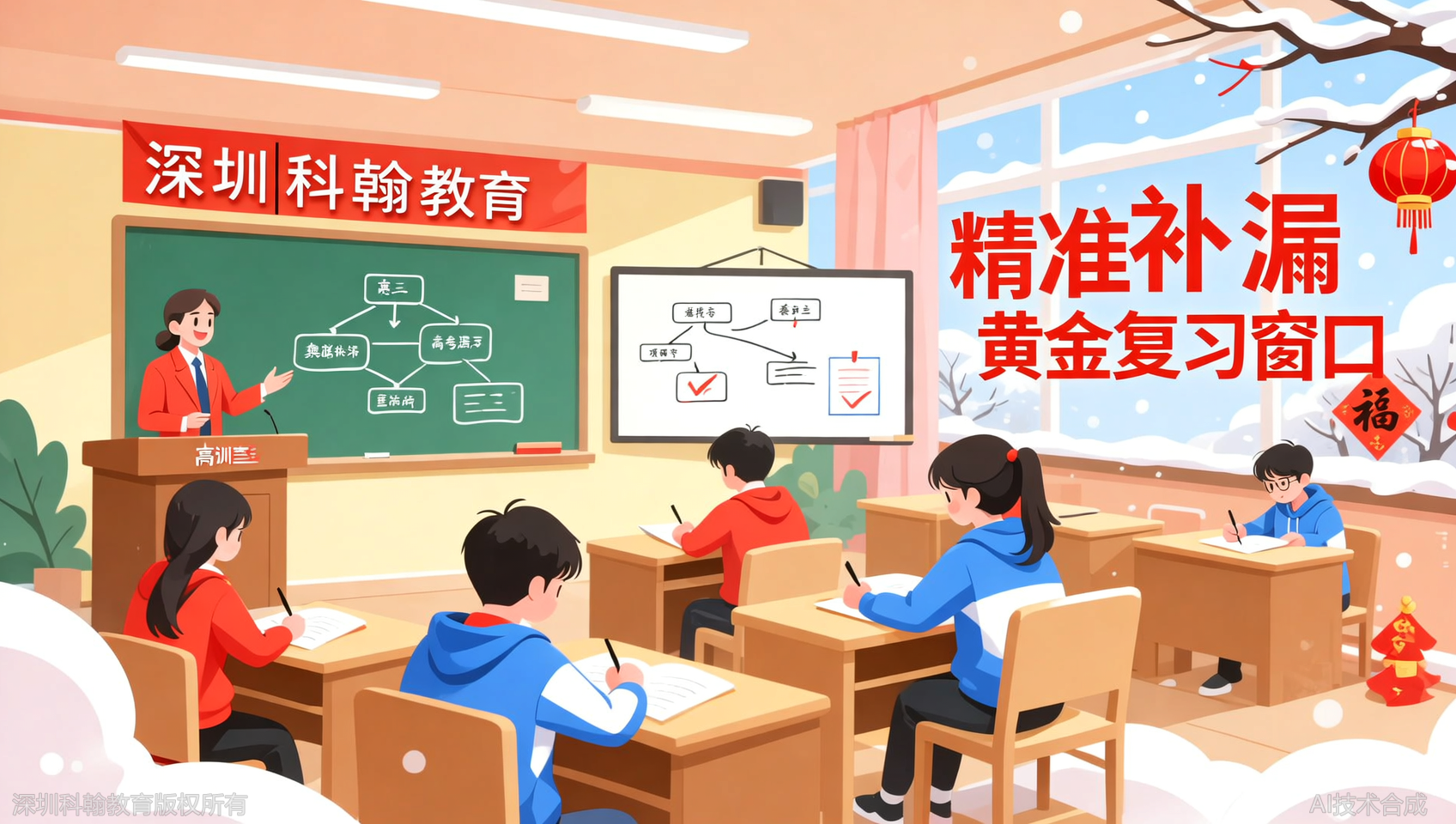 春节前最后的复习契机：科翰教育高三寒假集训营，针对一轮复习漏洞精准补强