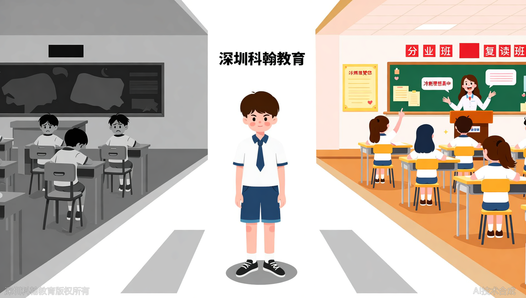 与其在普通班里&ldquo;陪跑&rdquo;，不如来科翰教育中考复读班做&ldquo;黑马&rdquo;