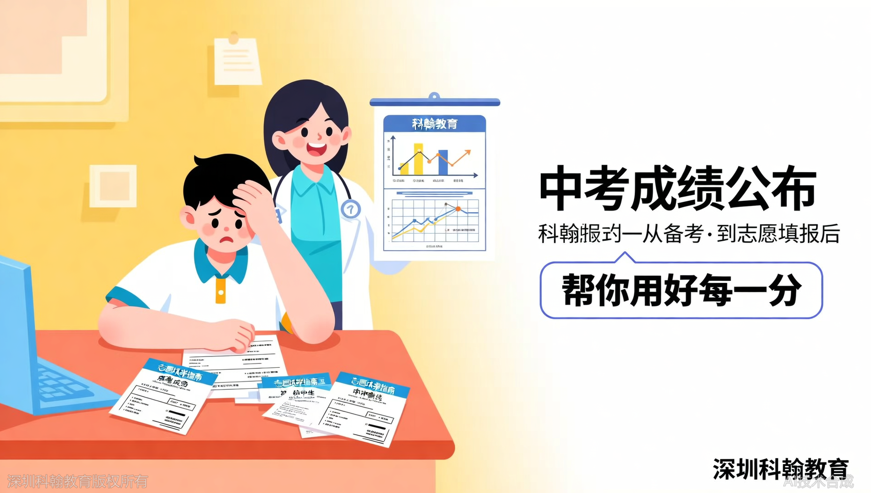 中考志愿填报一头雾水？科翰教育一站式服务，不让你的分数浪费一分