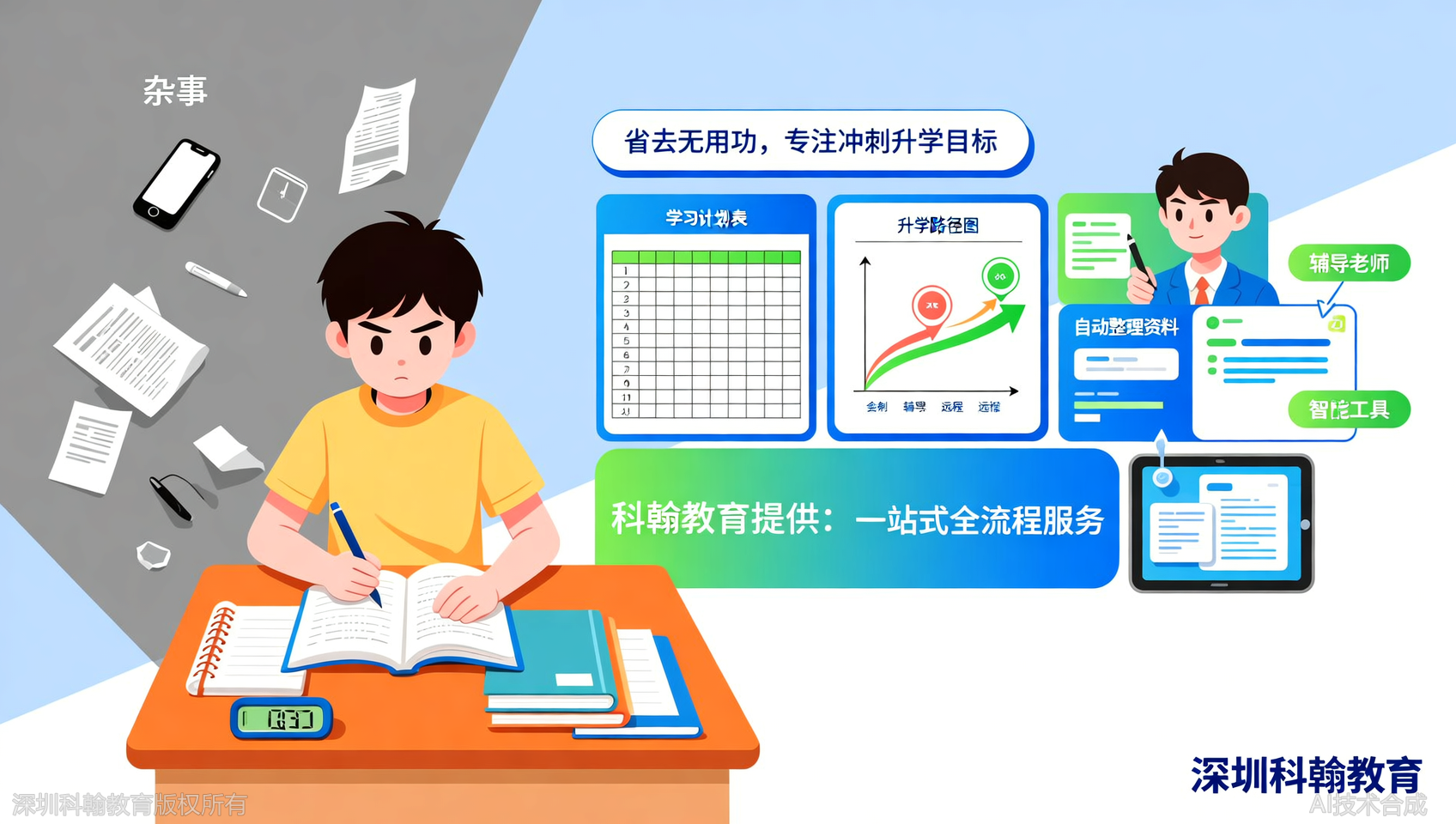 冲刺阶段，时间比金钱宝贵！科翰教育一站式服务如何帮学生省去无用功？