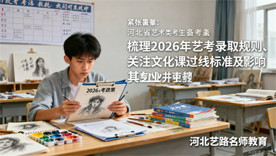 艺考生文化课不过线会怎样？河北艺术生录取门槛解读