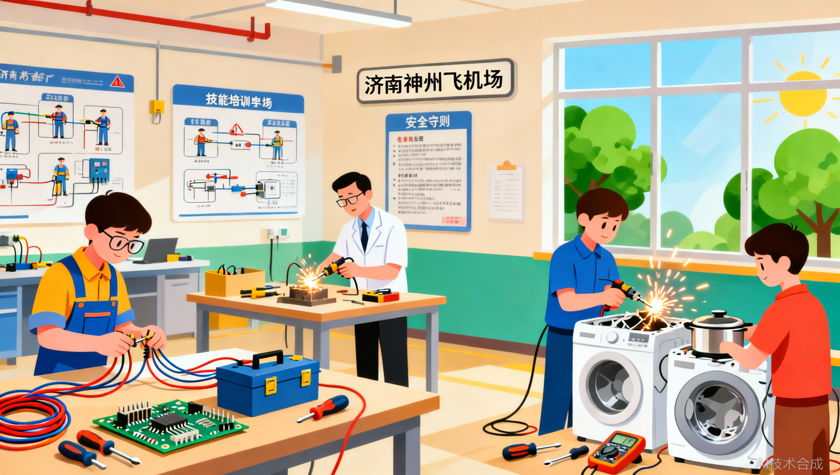 荣誉墙上的秘密：济南神州飞机场如何做到让家长放心、学生安心？
