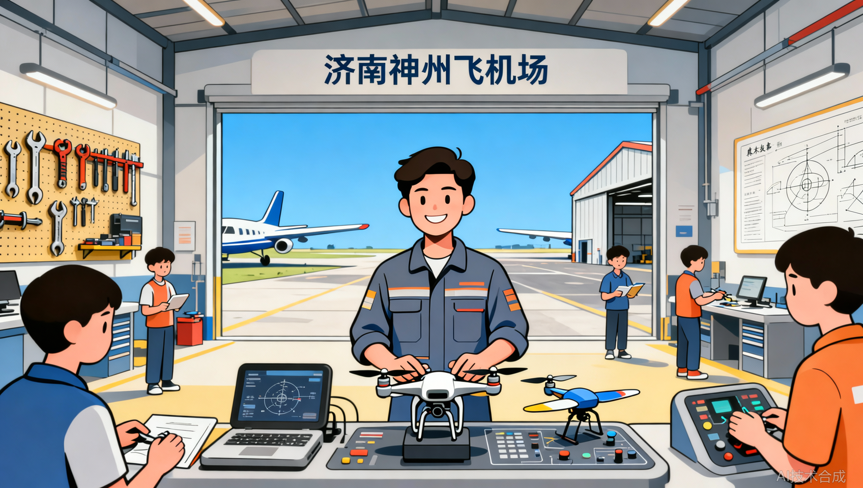 在济南神州飞机场结业后，我才明白什么叫&ldquo;技术自信&rdquo;