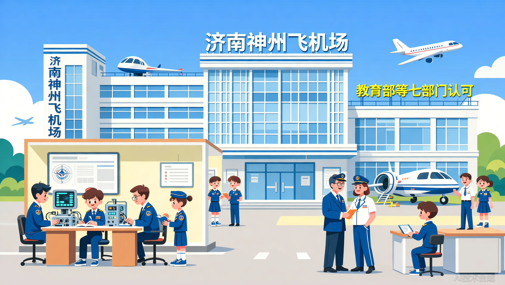 济南神州飞机场凭什么被教育部等七部门联合点赞？看完这篇你就懂了