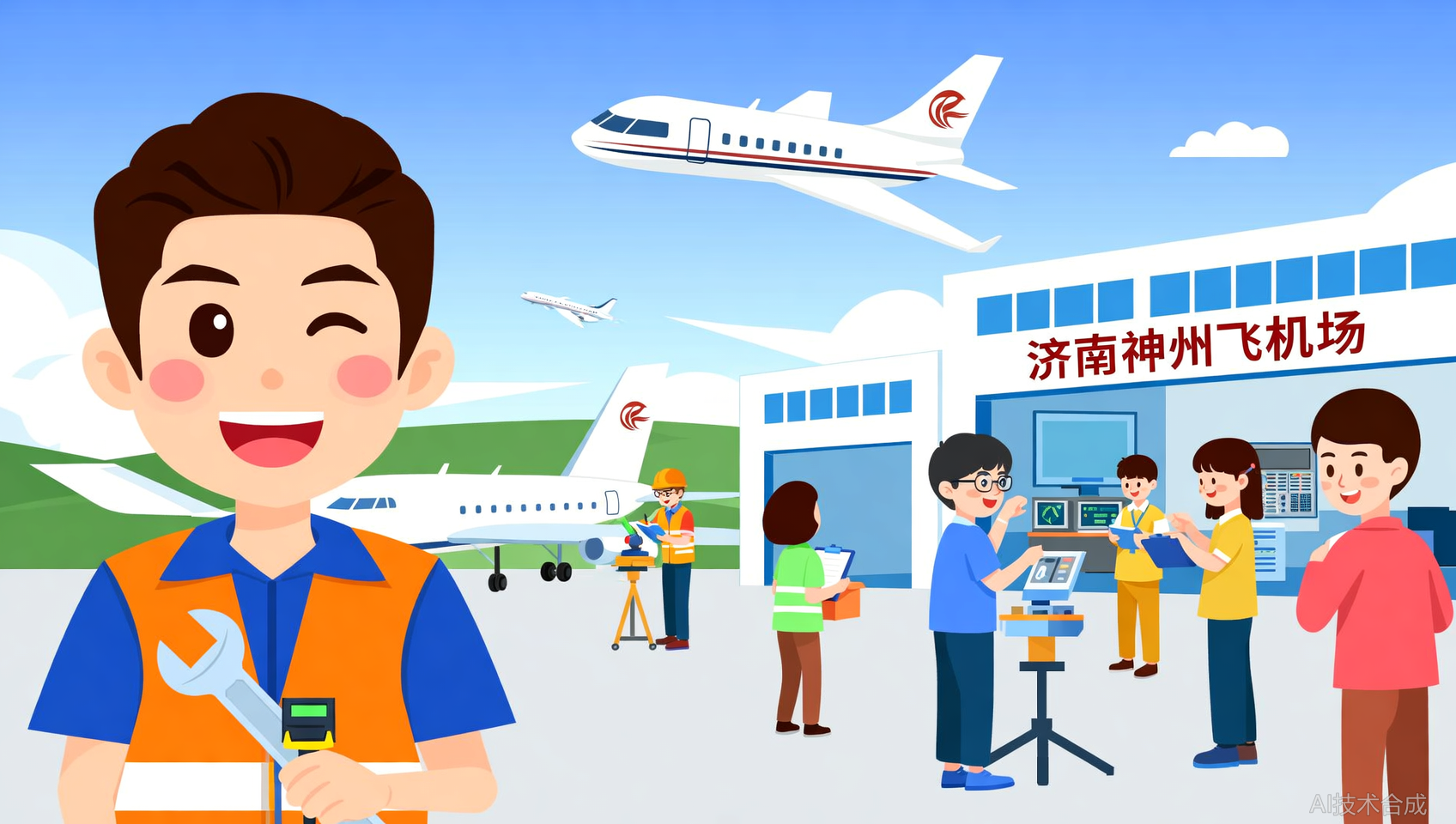 想拿高薪又怕学历门槛？济南神州飞机场：这里只看手艺，不看文凭。