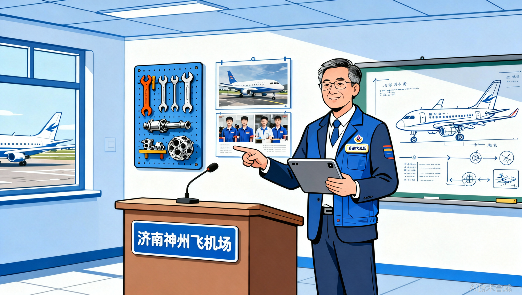 从蓄电池厂长到激光切割总工，济南神州飞机场老师的经历就是教案