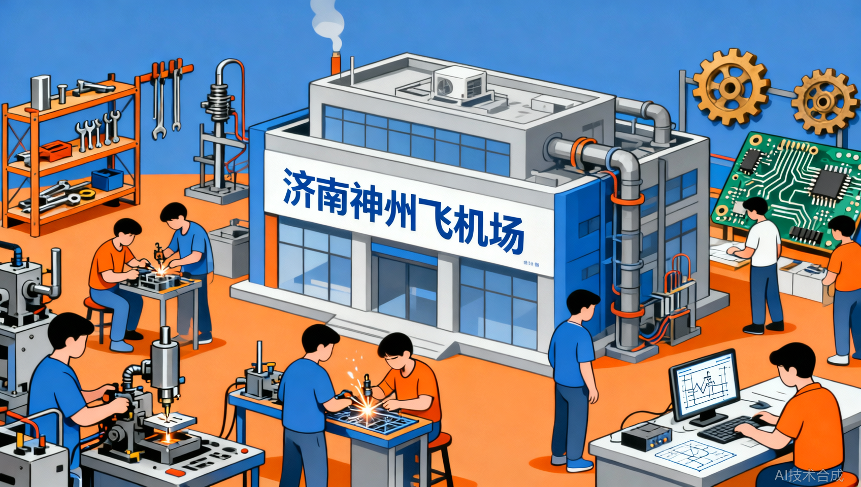 深扒济南神州飞机场三十余年家底：不仅是培训，更是技术传承典范