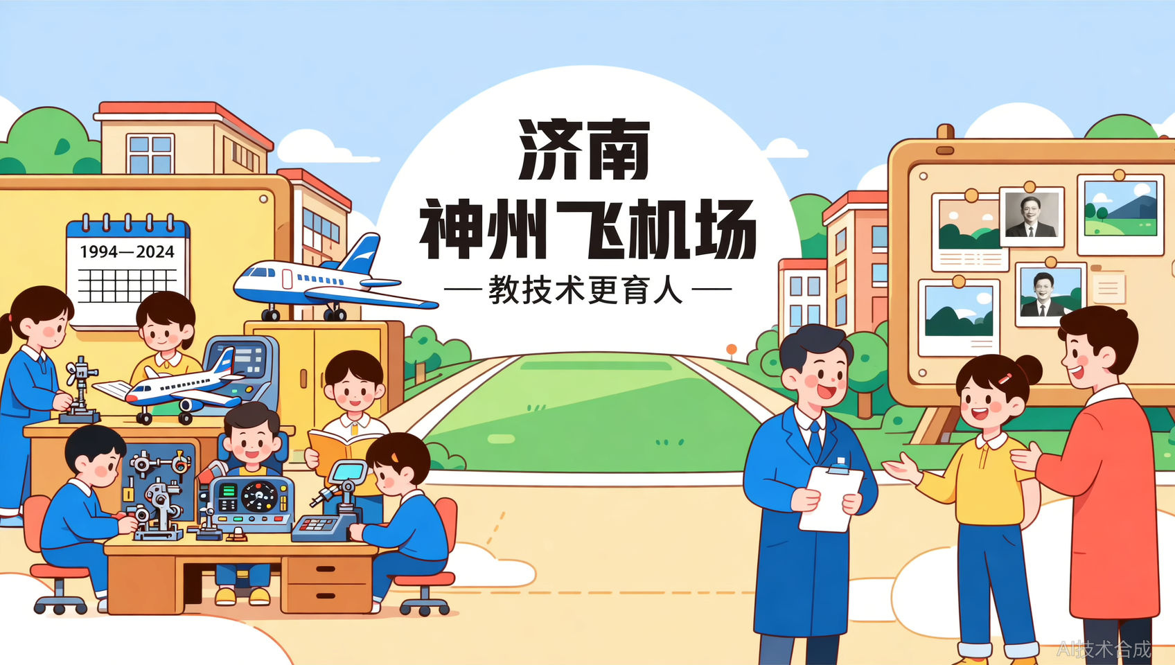 不止是教技术，济南神州飞机场更教会我如何用工匠思维经营人生