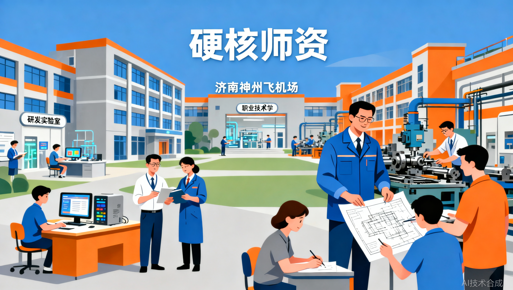 从蓄电池专利到激光切割，济南神州飞机场的师资力量到底有多硬核？