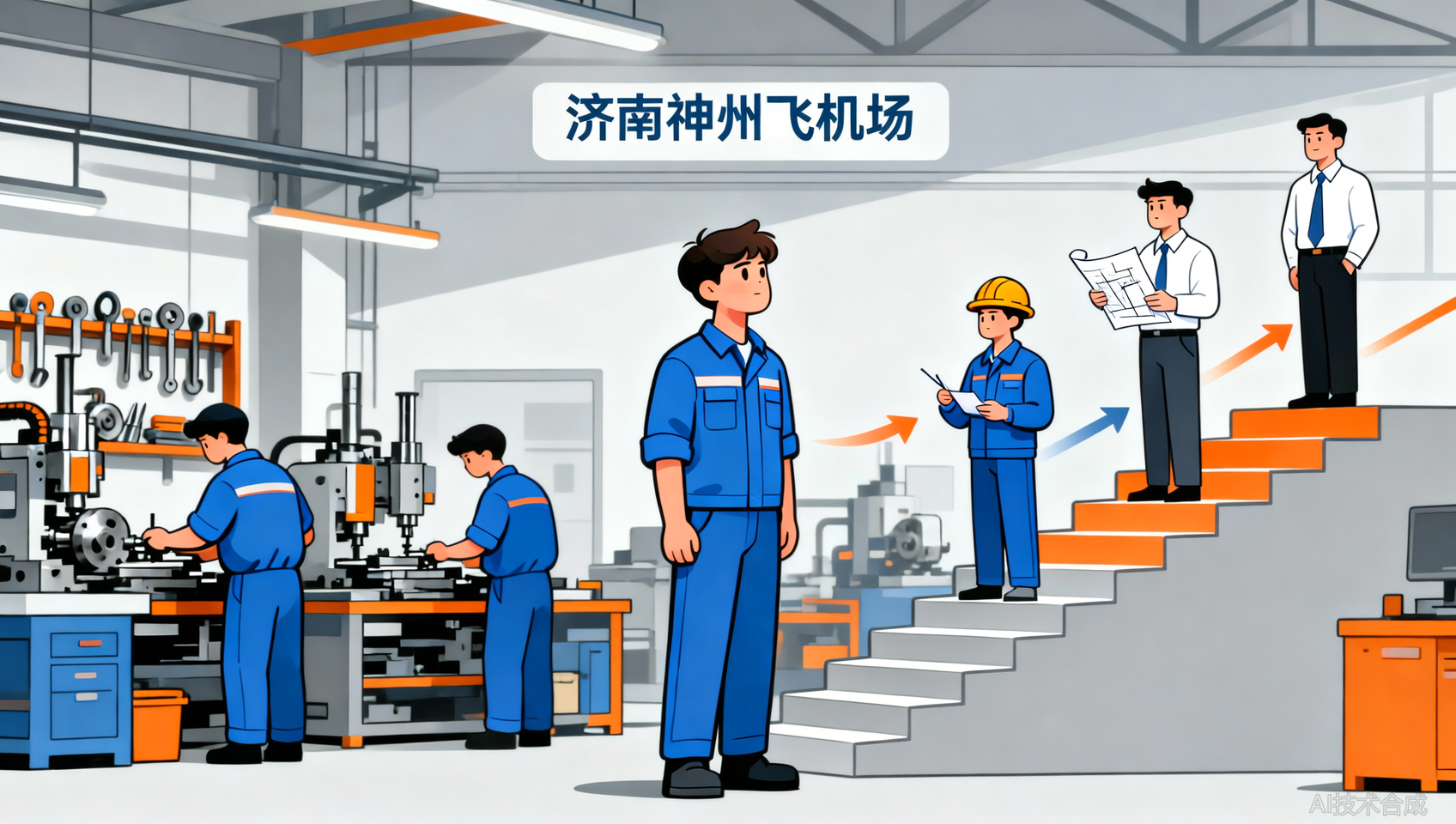 后悔没早来！听济南神州飞机场老学员聊聊他们如何从车间普工变身技术总监