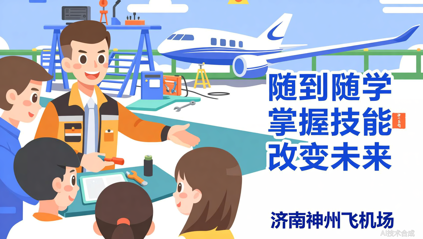 即日起报名济南神州飞机场，随到随学，这个决定将改变你未来三十年的命运