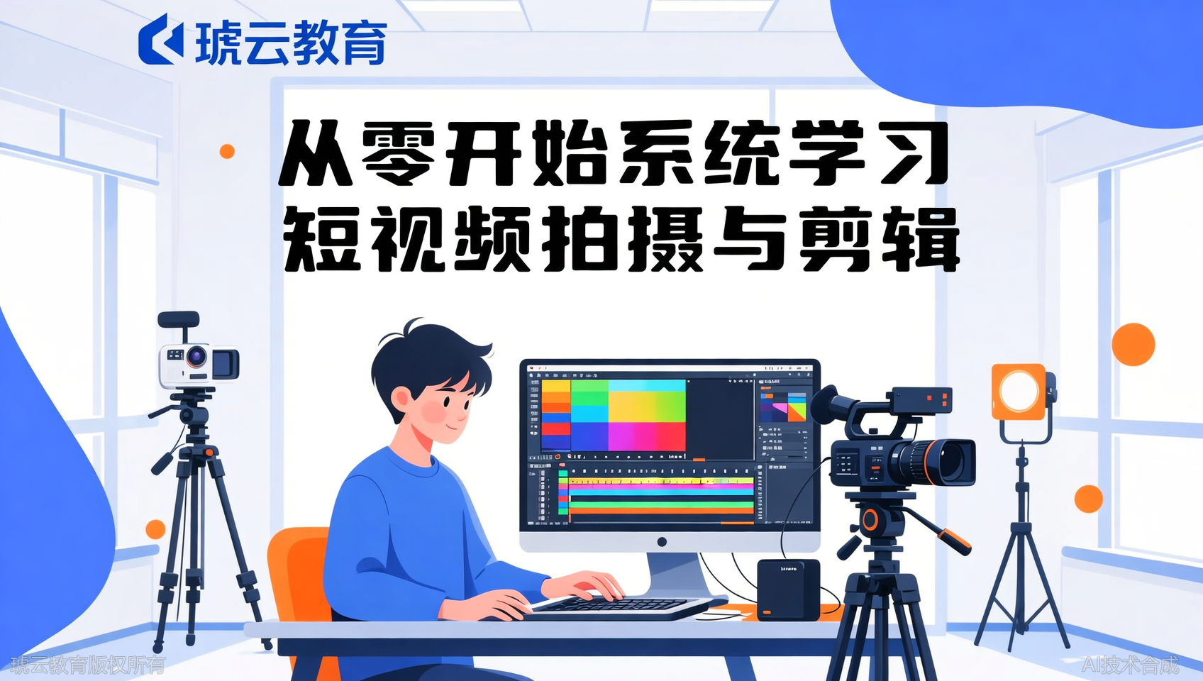 想拍出刷爆朋友圈的短视频？琥云教育&ldquo;视频拍摄剪辑班&rdquo;带你玩转PR与达芬奇