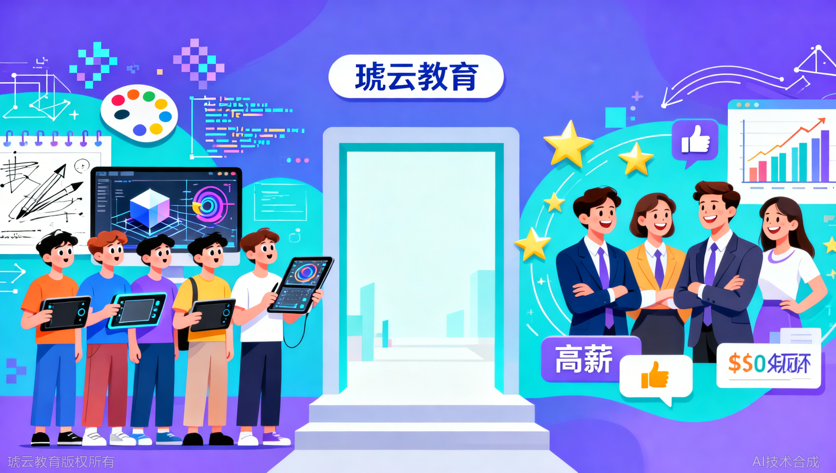 为什么从琥云教育走出的学员，能同时收获高薪Offer和企业的一致好评？