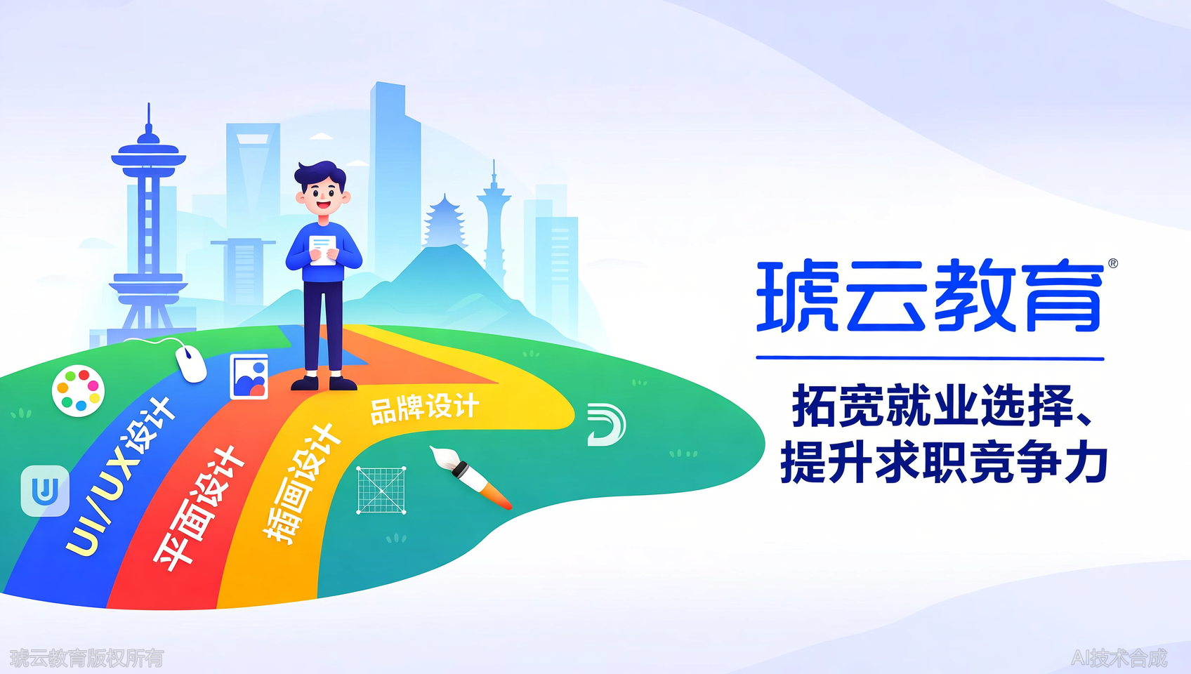 担心就业面窄？琥云教育课程覆盖影视、电商、品牌、室内四大热门黄金赛道