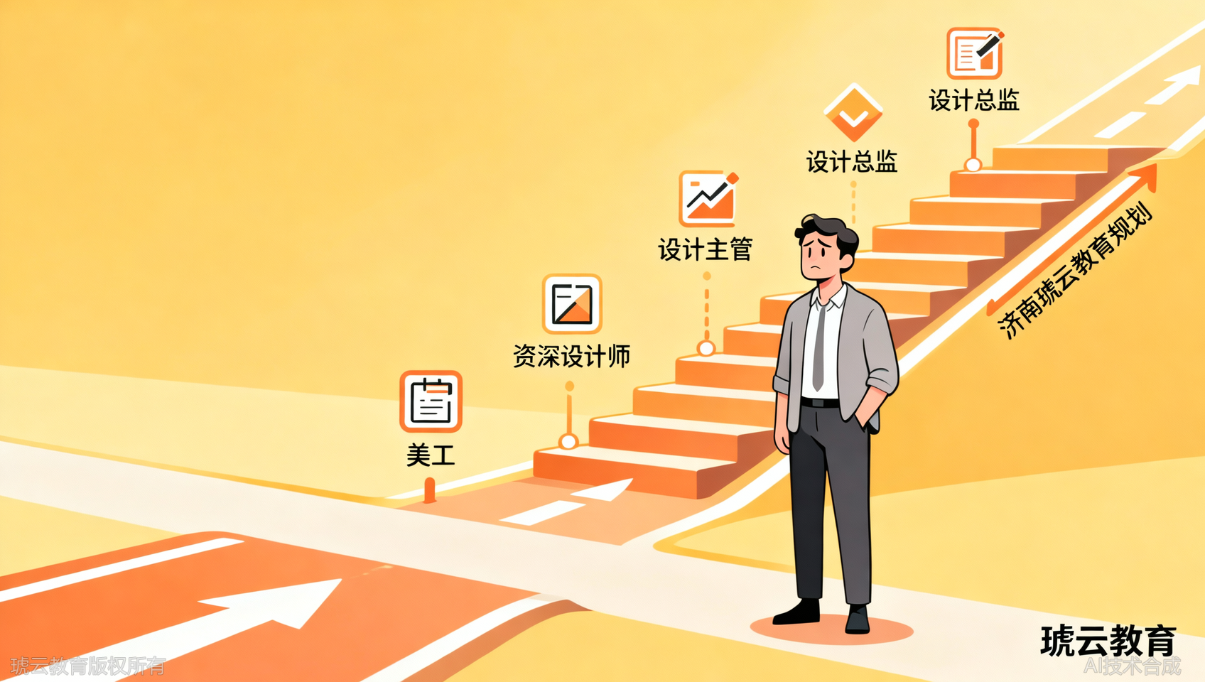 设计师如何突破35岁瓶颈？琥云教育为你规划了一条从&ldquo;美工&rdquo;到&ldquo;设计总监&rdquo;的晋升之路