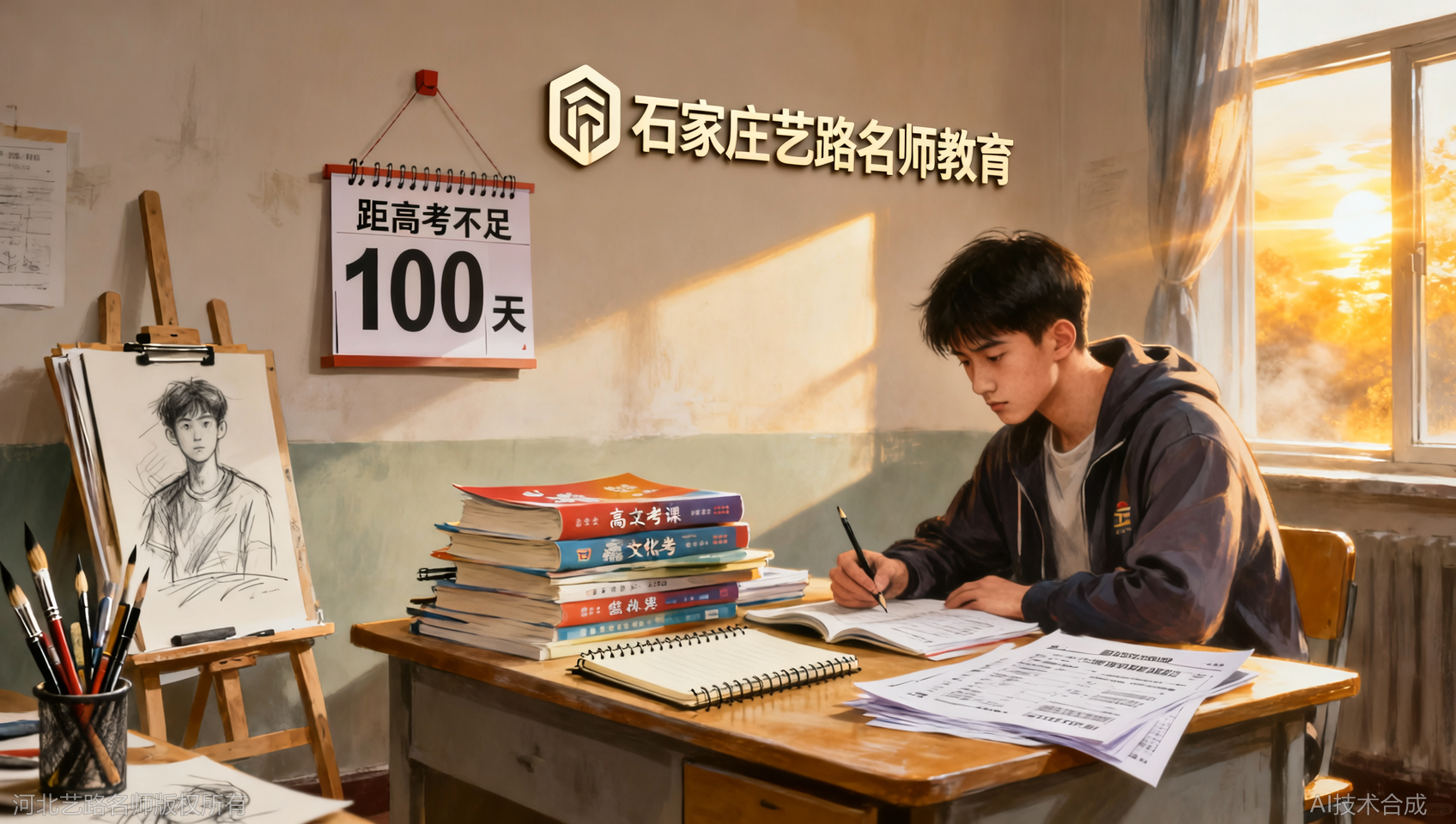 校考结束，文化课复习时间不足百天，如何绝地反击？河北艺路名师教你
