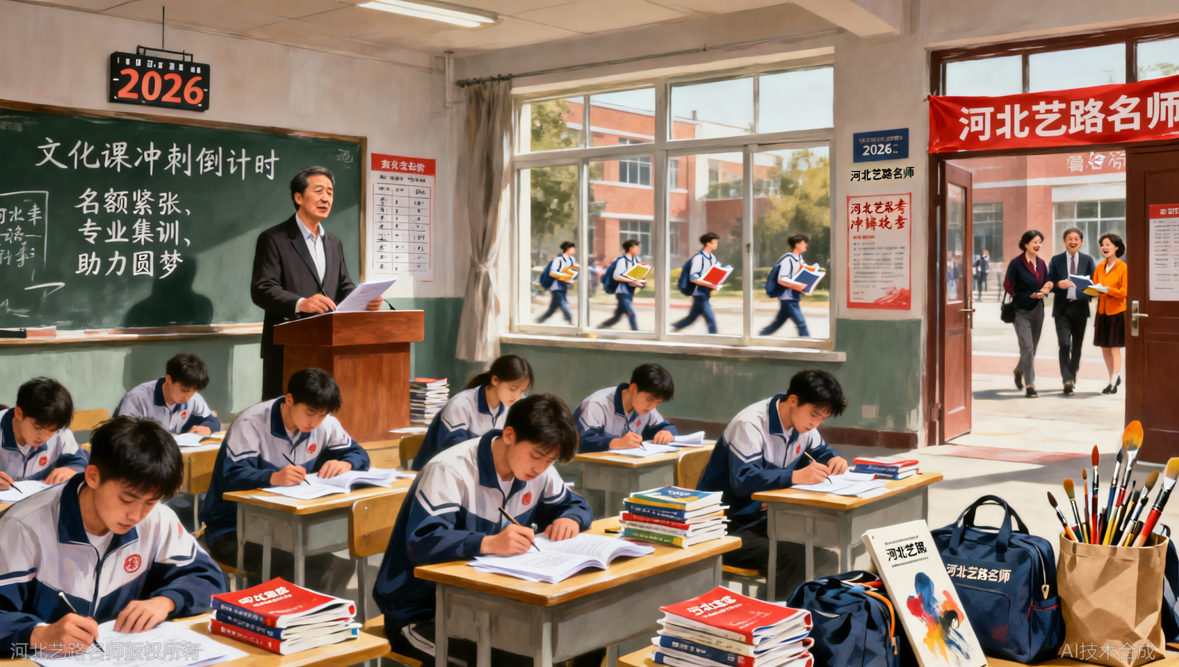 2027艺考冲刺季，河北艺路名师各校区名额告急，欲报从速