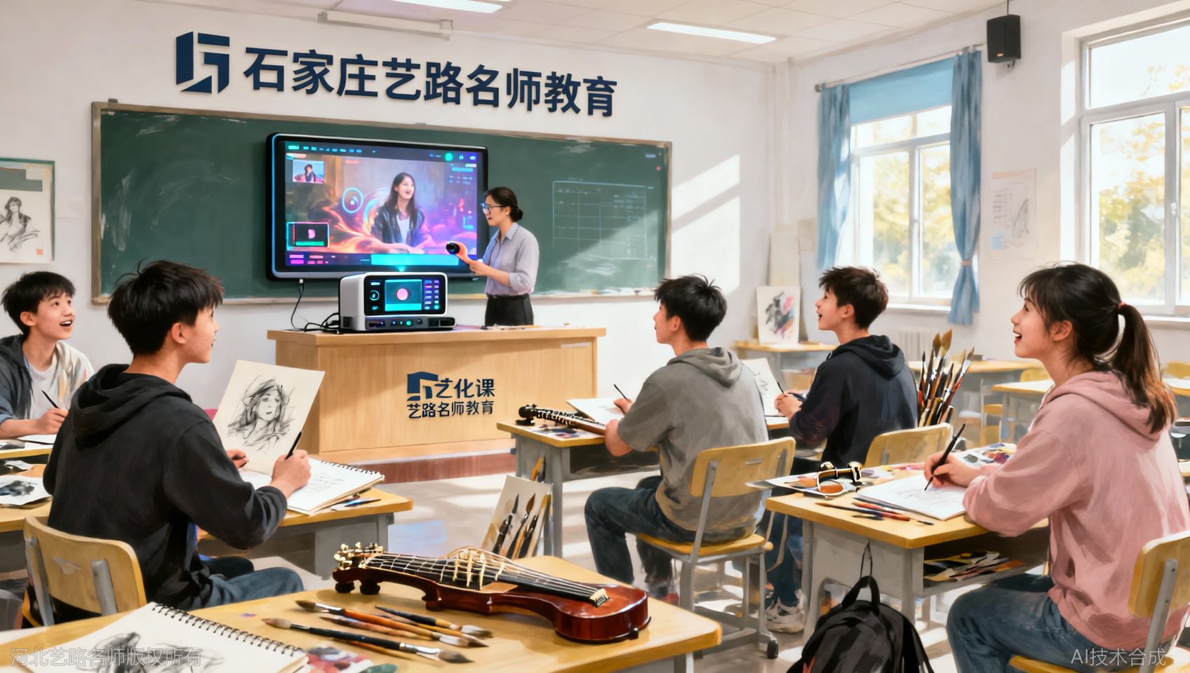 音视频教学让课堂不枯燥，河北艺路名师如何点燃艺考生学习兴趣？