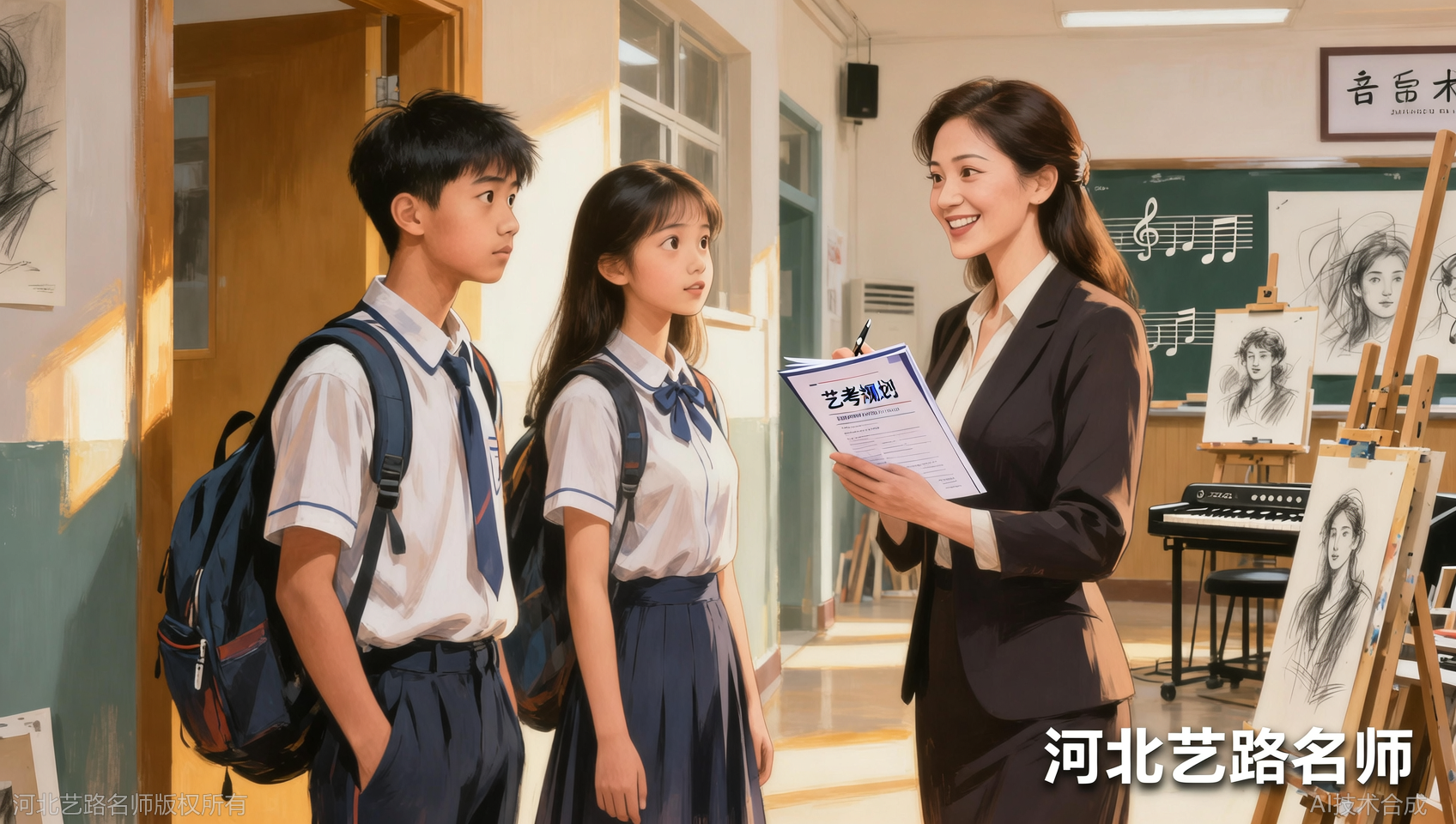 艺考规划越早越好，高一高二学生现在就能享受河北艺路名师的服务
