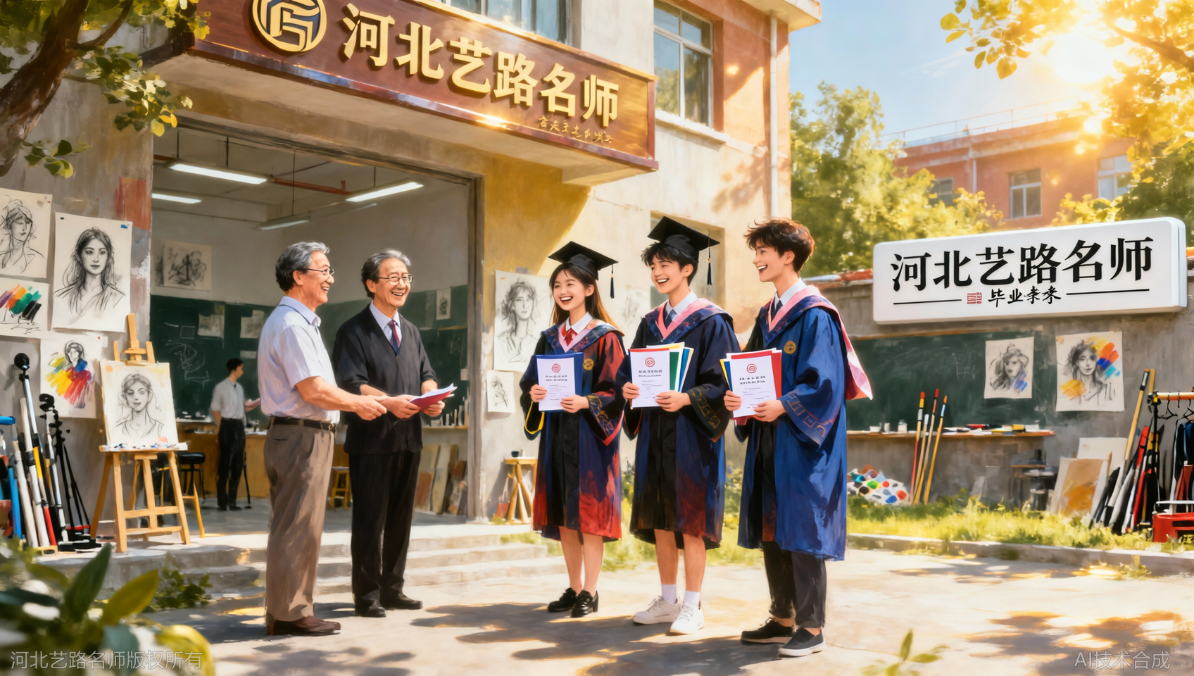 又到一年毕业季，河北艺路名师送走一批学子，迎来新的使命