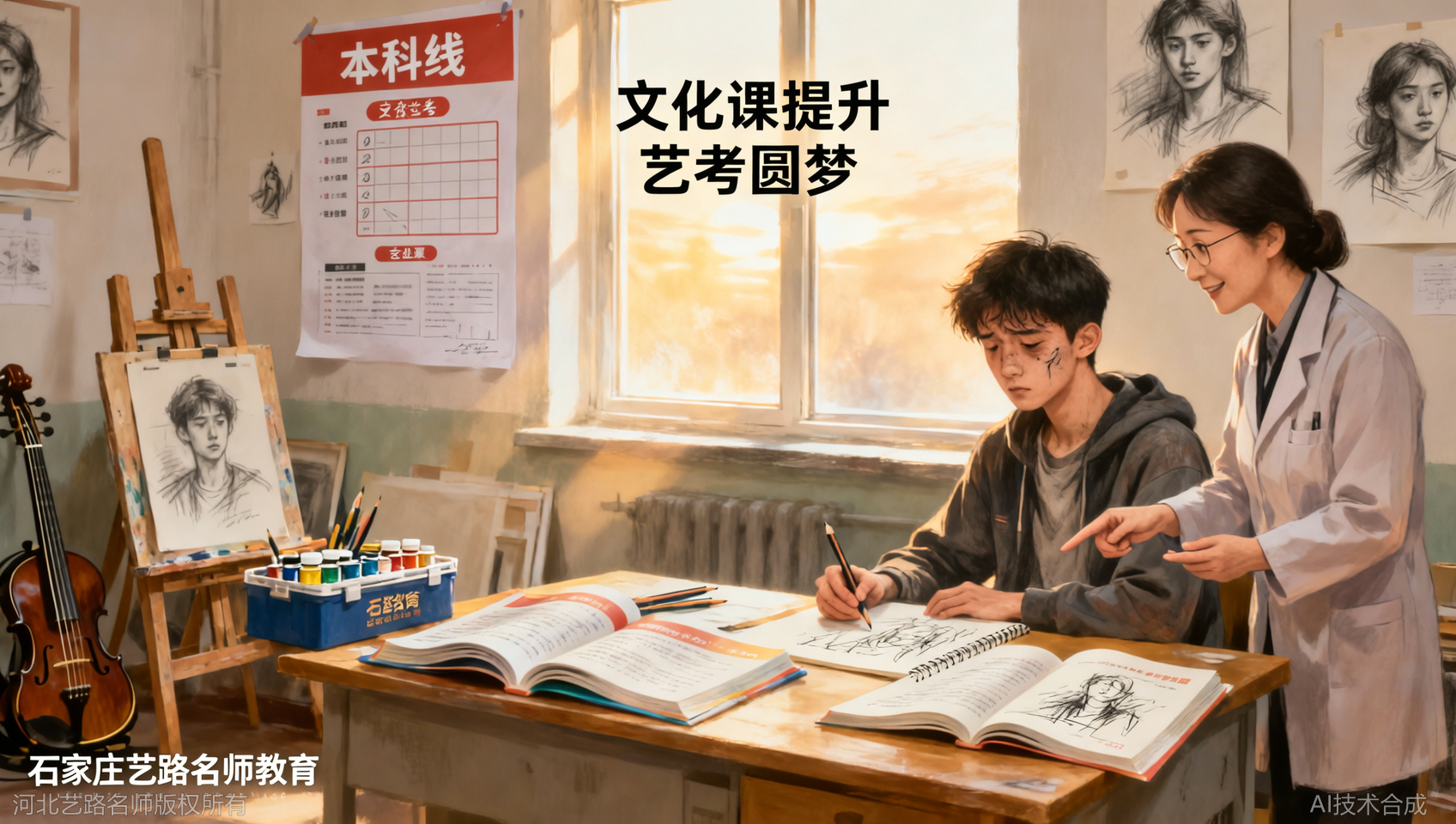 专业过了本科线，文化课却拖后腿？河北艺路名师帮你打破僵局