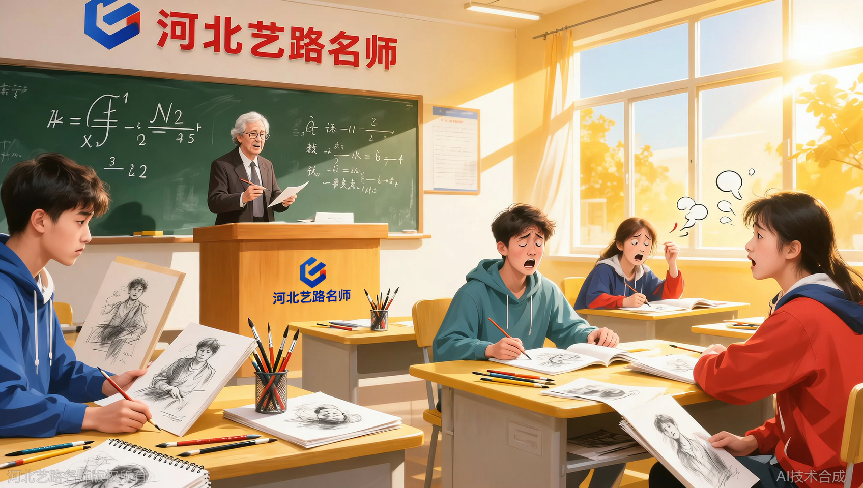 感谢河北艺路名师，帮我从200分达到理想本科线！