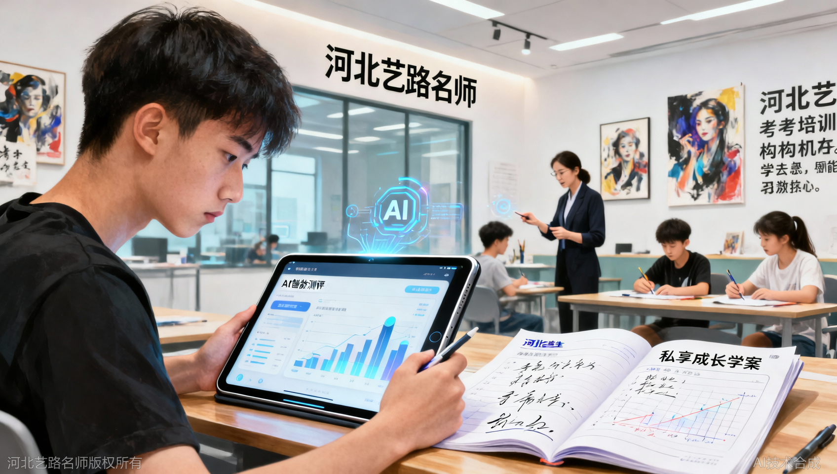 AI智能测评+私享成长学案，河北艺路名师的科技赋能有多强？