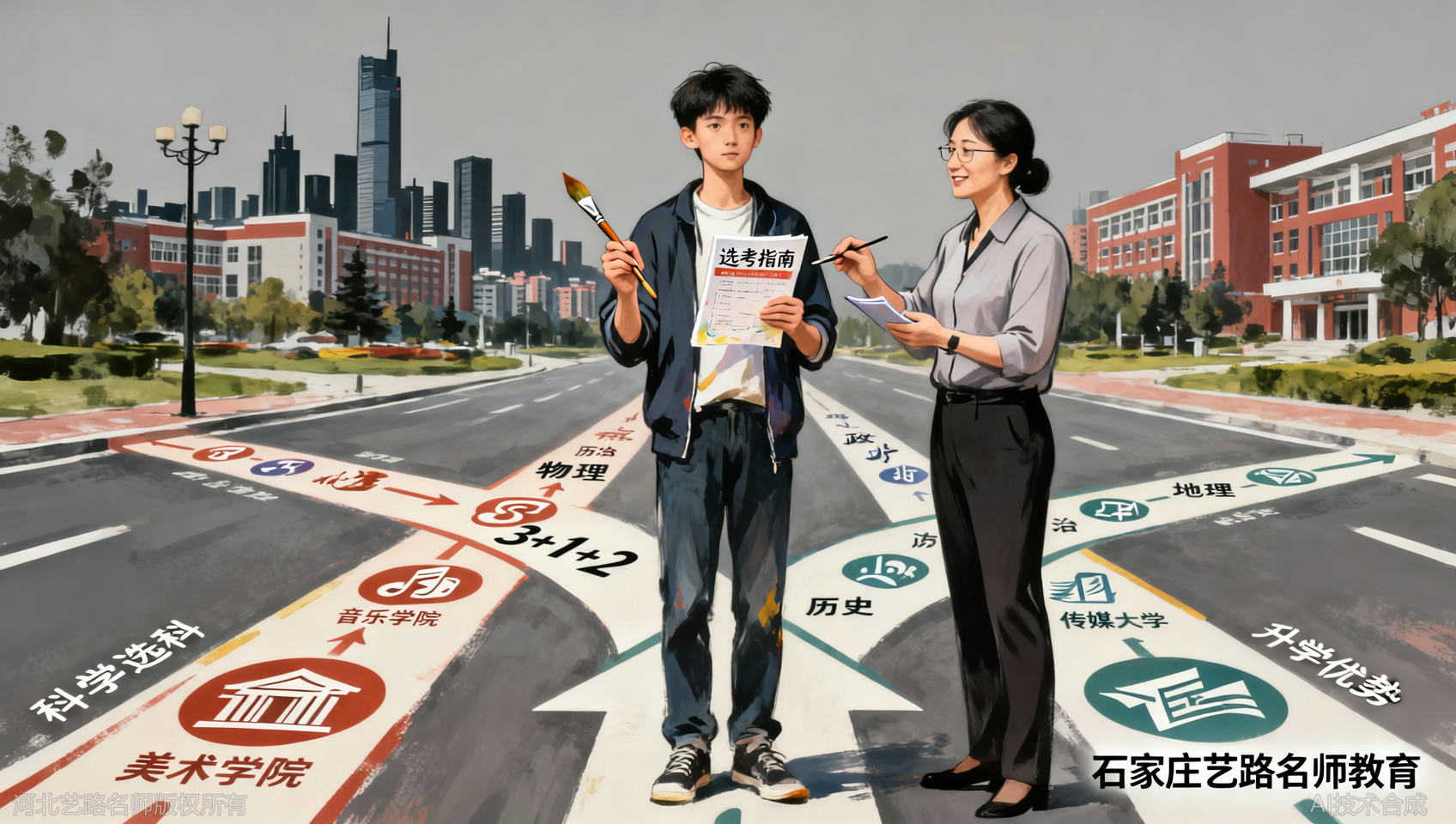 面对新高考&ldquo;3+1+2&rdquo;，艺考生如何选科才更有优势？河北艺路名师帮你规划