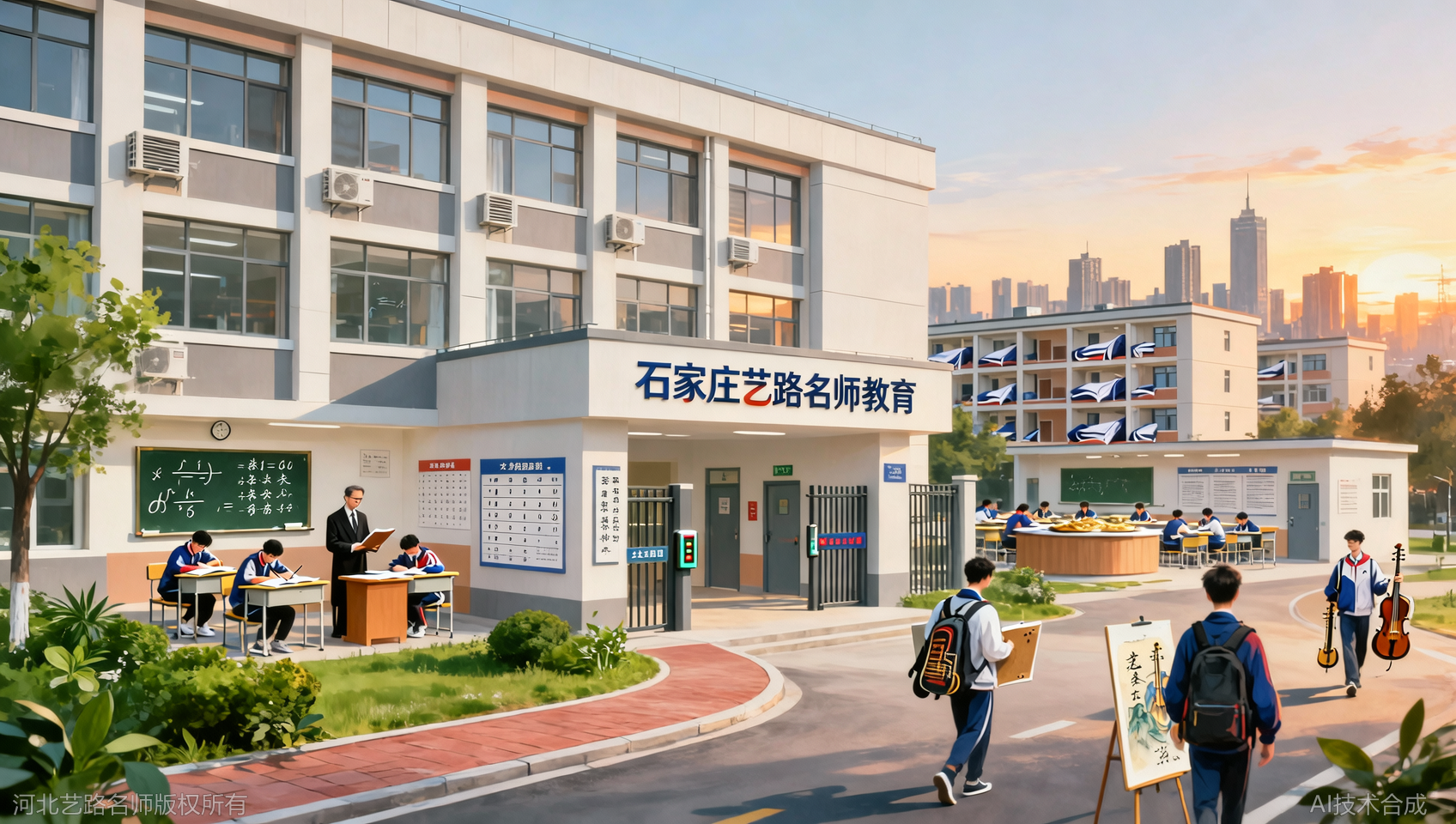 石家庄全封闭艺考集训营，河北艺路名师的环境与管理怎么样？