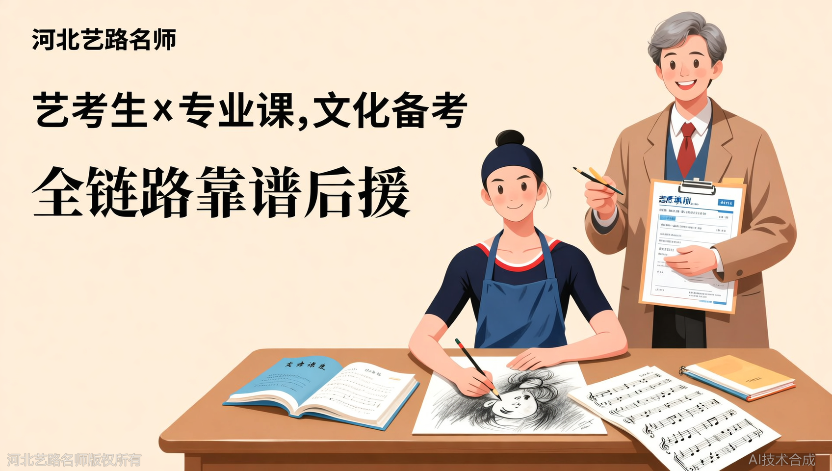 选择河北艺路名师，就是为孩子选择了一个艺考后援智囊团