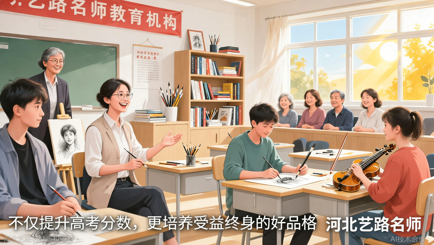 在河北艺路名师，你收获的不仅是分数，更是受益终身的品格