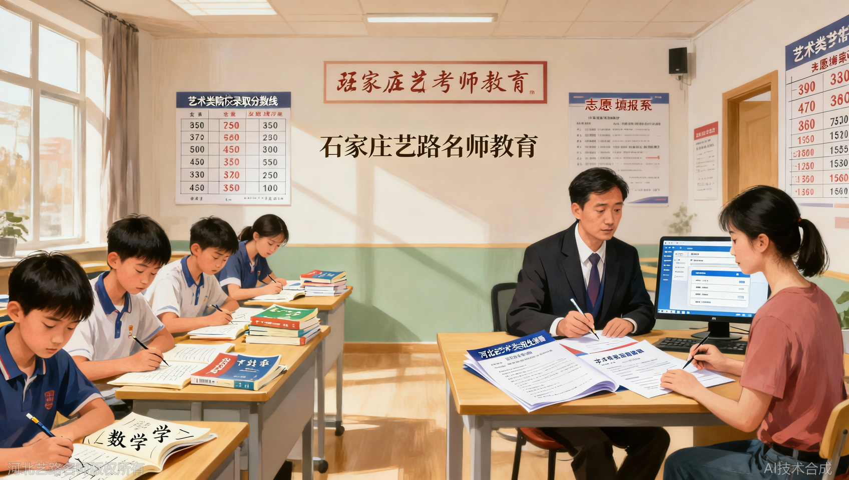 想找一家既教文化课又管志愿填报的机构？河北艺路名师了解一下