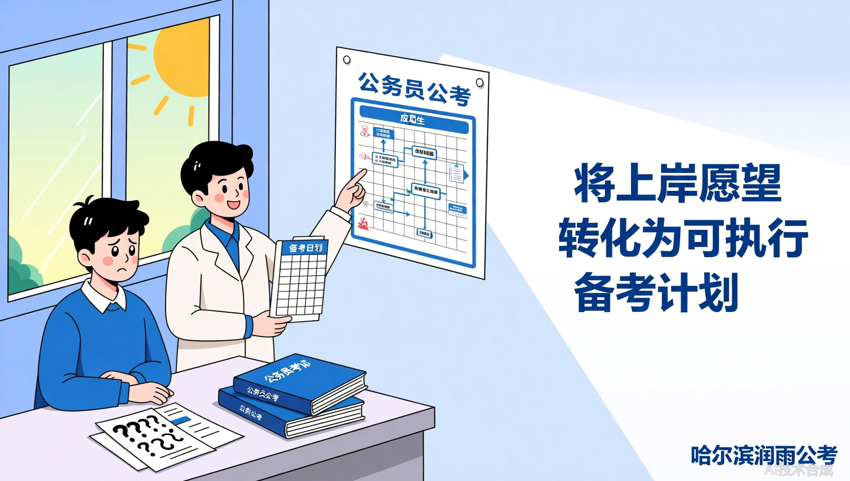 应届生注意！哈尔滨润雨公考帮你把&ldquo;上岸&rdquo;从愿望变成计划