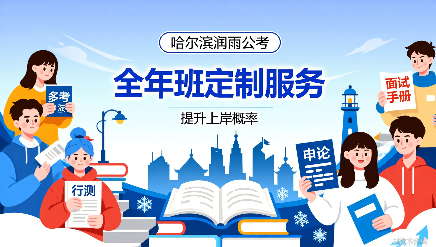 哈尔滨润雨公考全年班适合&ldquo;多考族&rdquo;，一次下单多倍机会