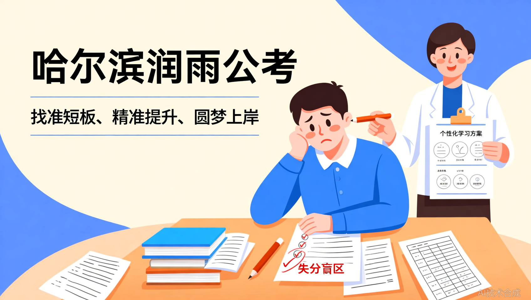 想稳上岸却总差一口气？哈尔滨润雨公考帮你找到失分黑洞