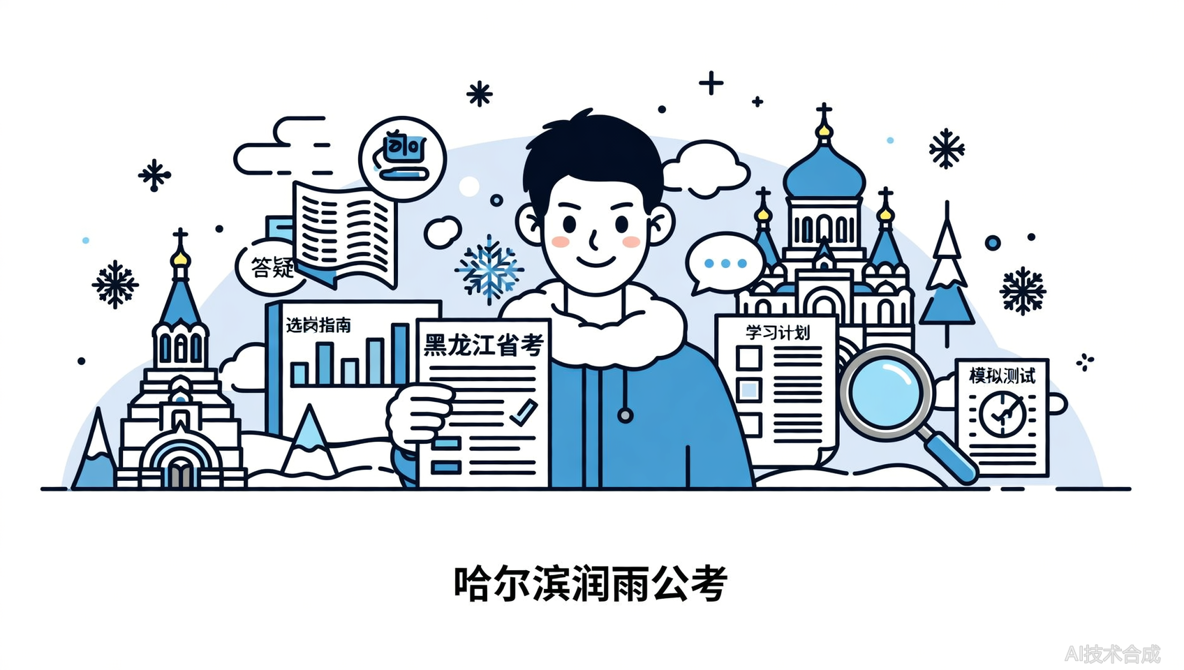 黑龙江考生，你的省考&ldquo;本土化备考&rdquo;还缺一位哈尔滨润雨公考引路人