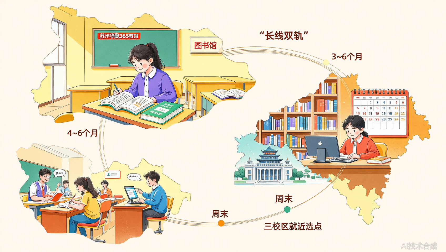 苏州职教高考集训哪里有？华奥三六五教育面向中职生的3至6个月冲刺安排