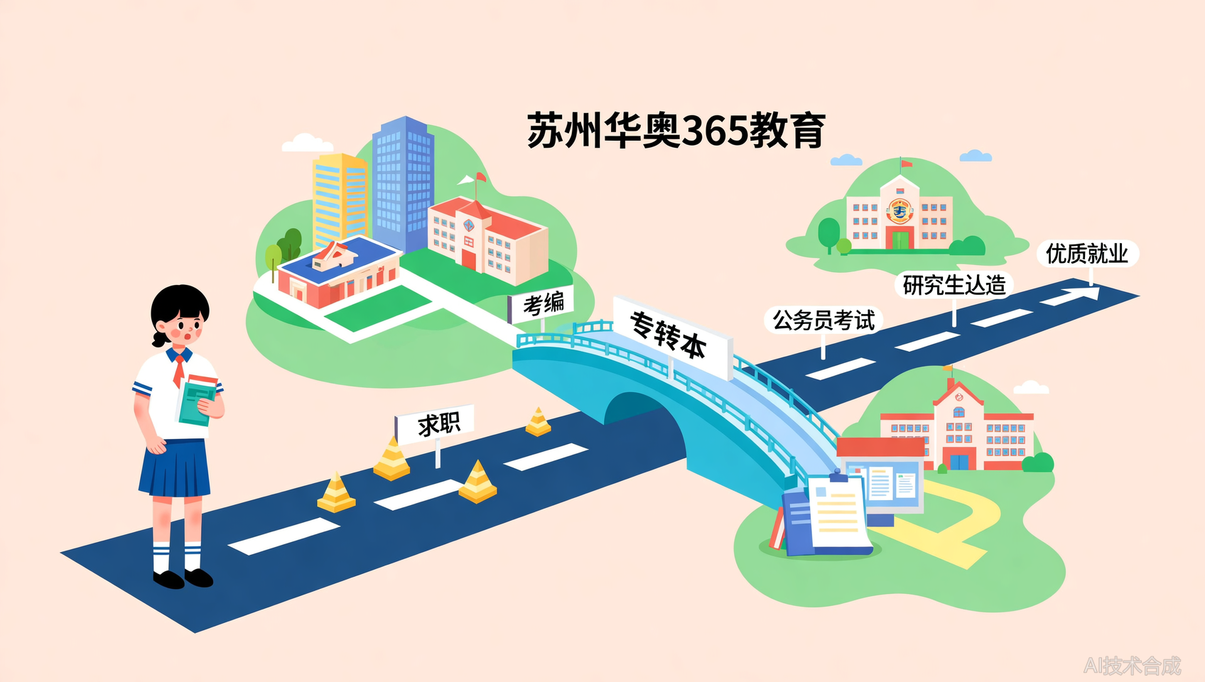 江苏五年制高职生不升本会怎样？专转本对就业考编的实际影响