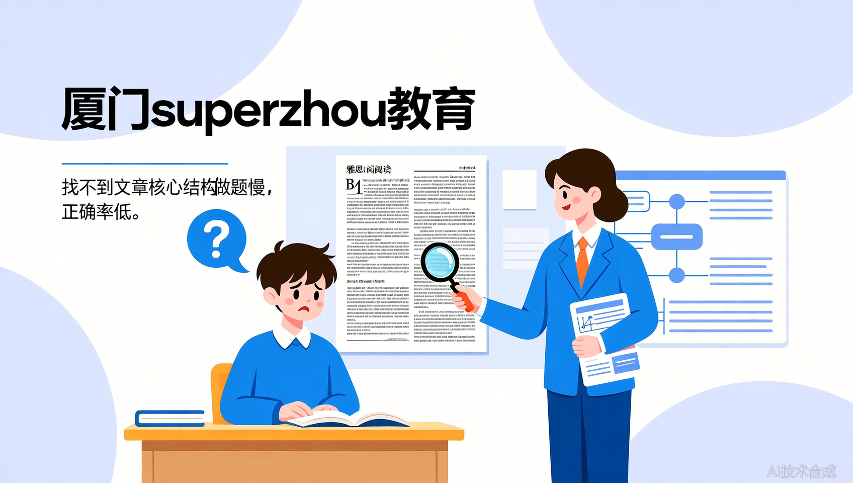 雅思阅读8.5分经验老师坐镇！厦门Superzhou教育教你一眼看穿文章结构