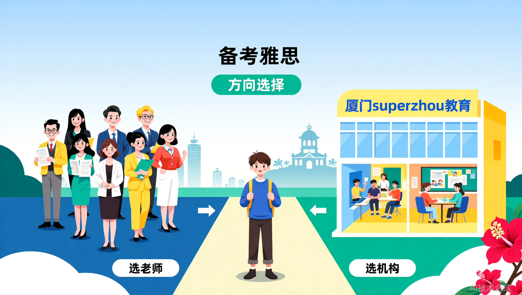 选雅思机构，还是选老师？厦门Superzhou教育：我们的老师，本身就是高分选手！