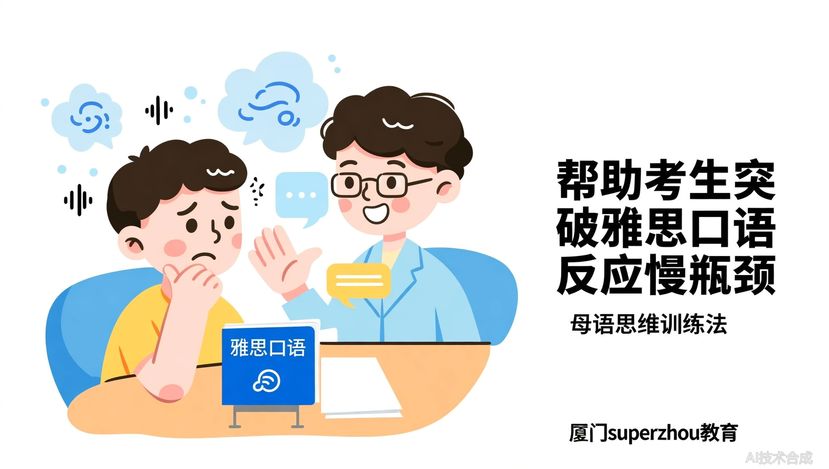 厦门Superzhou教育：针对雅思口语&ldquo;反应慢&rdquo;，我们有独特的母语思维训练法。