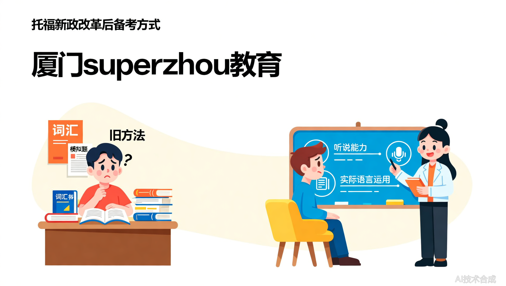 托福新政下，厦门superzhou教育发现：多数考生还在用旧方法备考新题目！