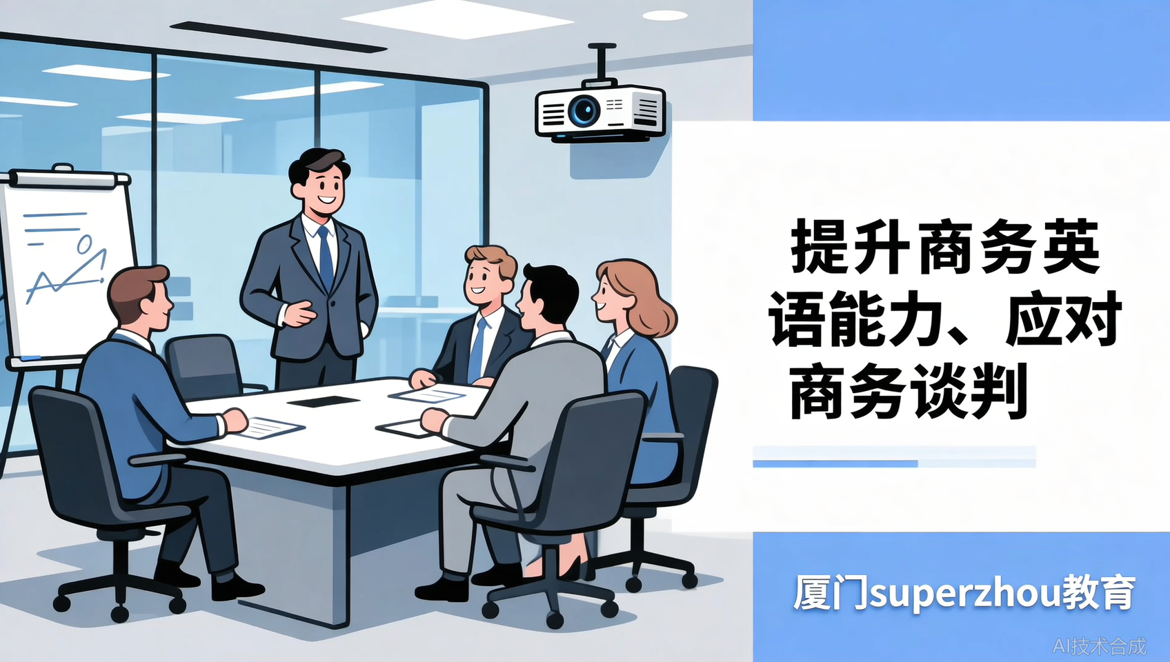 良心推荐！厦门Superzhou教育的商务英语课，让我在谈判桌上自信满满。