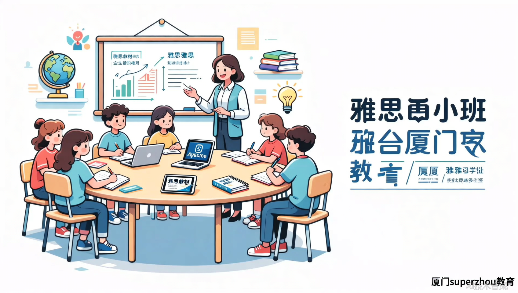 选择厦门Superzhou教育雅思小班，享受4-8人精品教学，学位紧俏，先到先得！